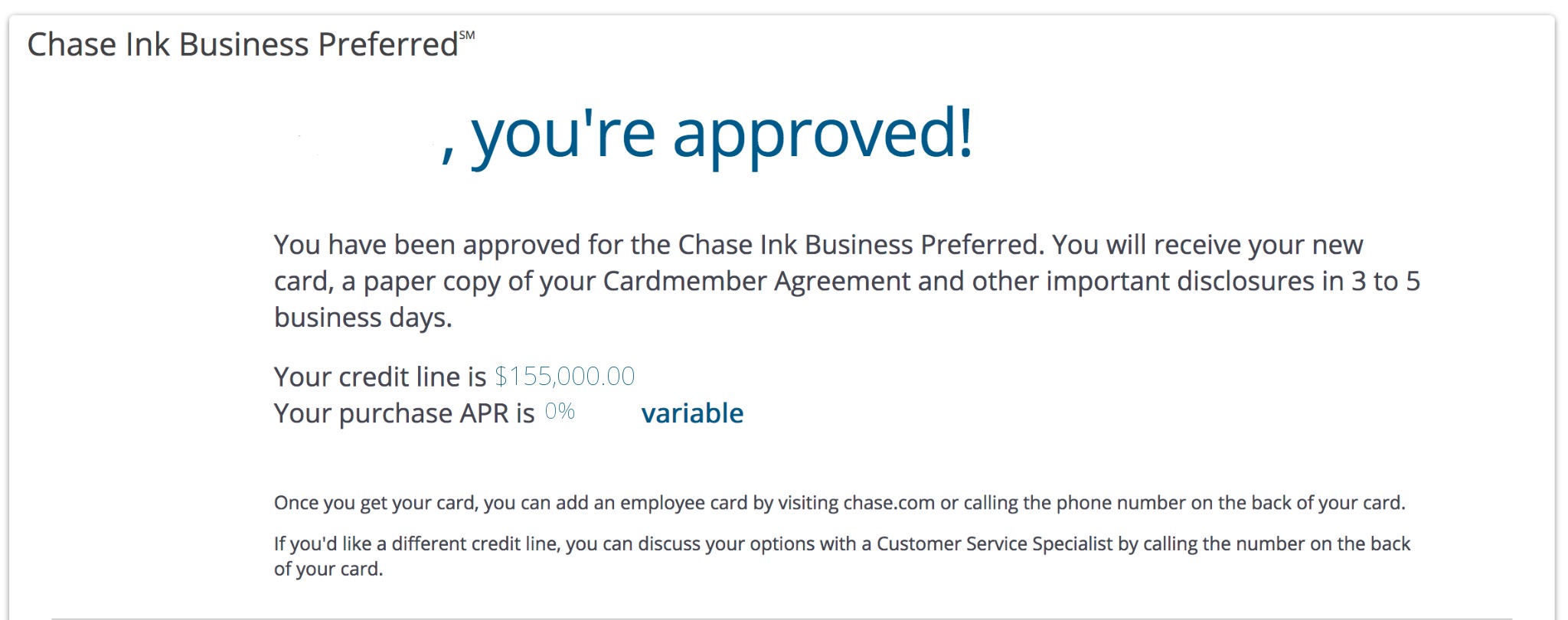 Funding proof for Dale B. — $100,000 from Chase