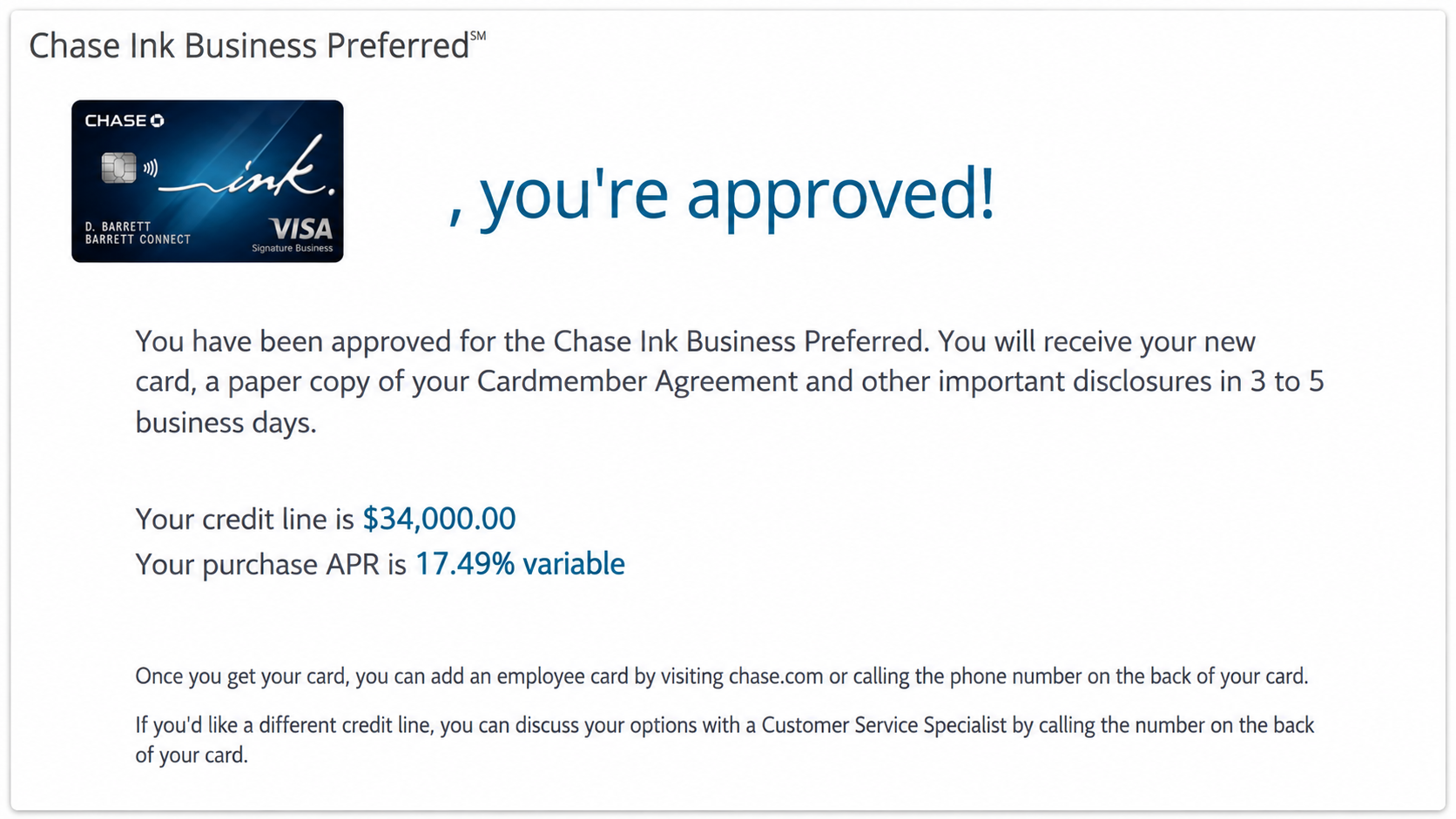 Funding proof for Jason R. — $74,000 from Chase