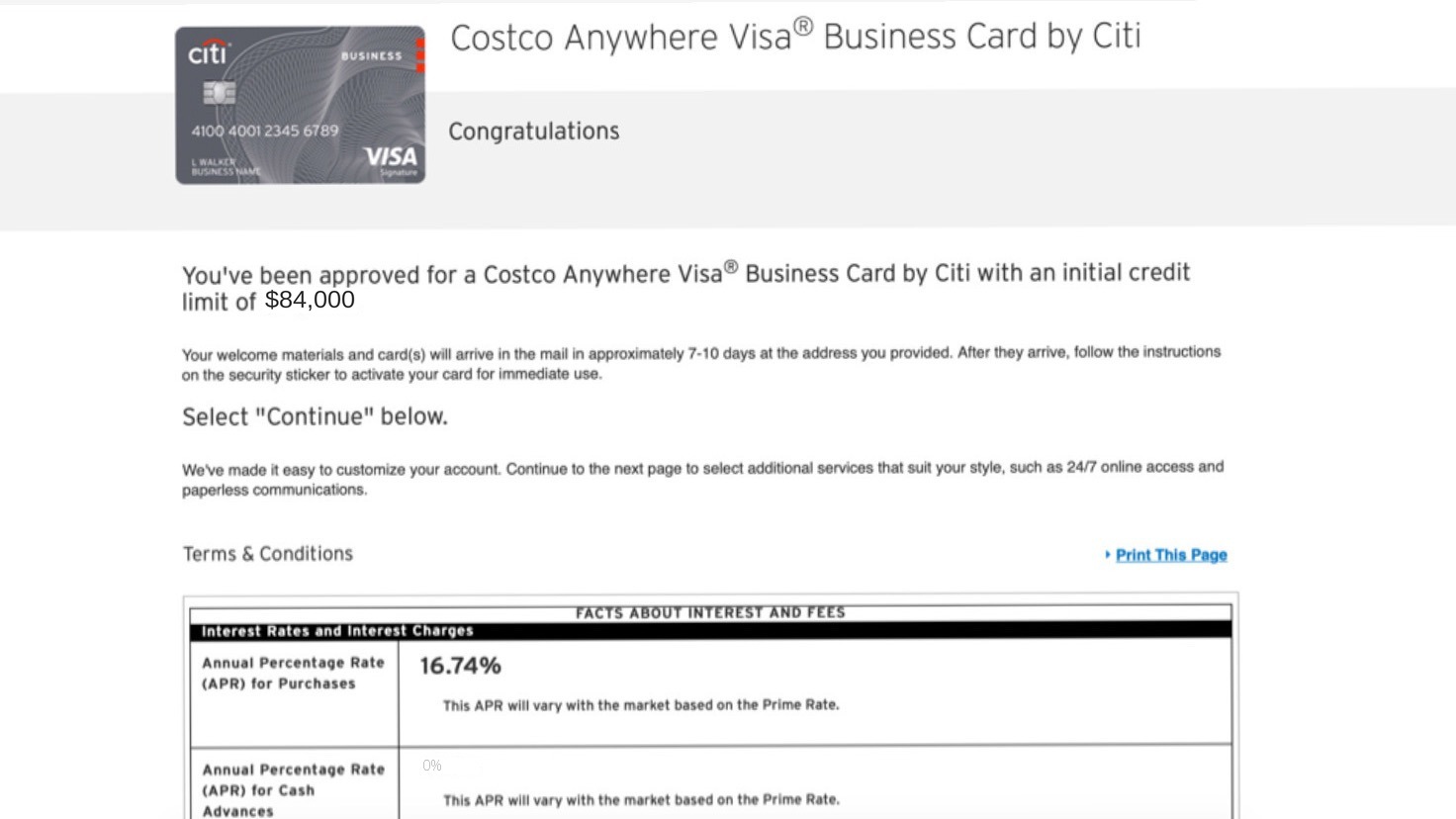 Funding proof for Morgan R. — $28,000 from Citi